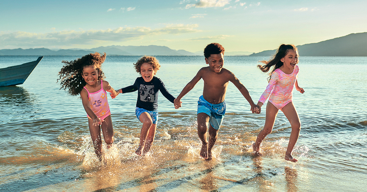 Moda Praia Infantil