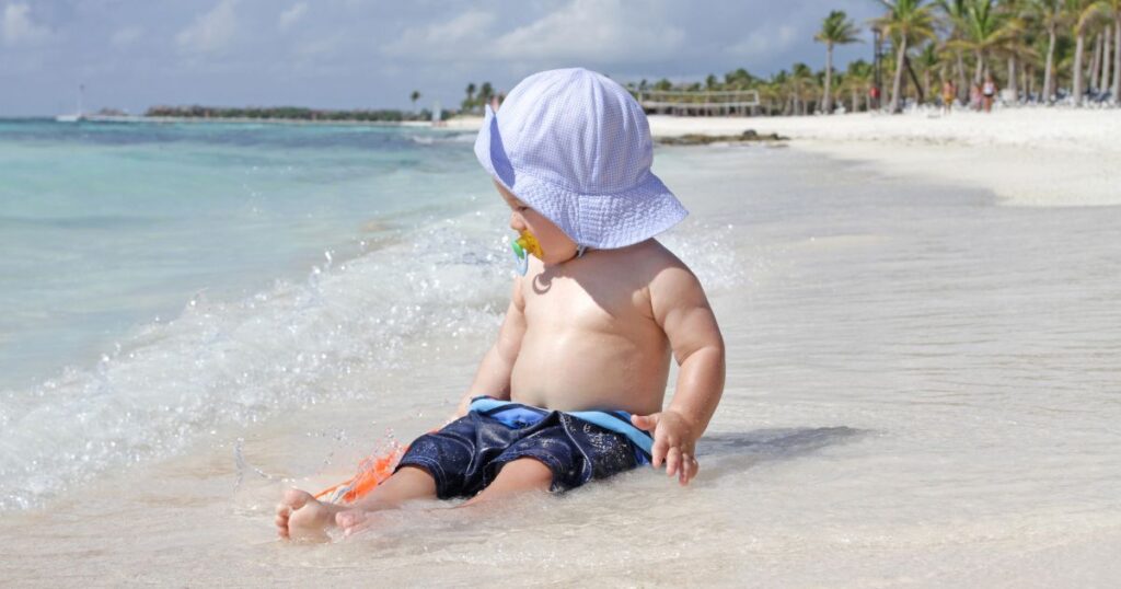 Bebê e Praia